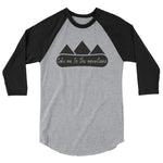 Load image into Gallery viewer, Take Me To The Mountains Snowboard 3/4 sleeve raglan shirt

