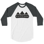Load image into Gallery viewer, Take Me To The Mountains Snowboard 3/4 sleeve raglan shirt

