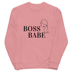 Load image into Gallery viewer, Boss Babe Eco Sweatshirt White
