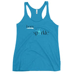 Load image into Gallery viewer, Born to Sparkle Women&#39;s Racerback Tank
